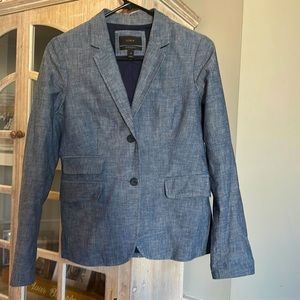 J Crew Chambray School Boy blazer